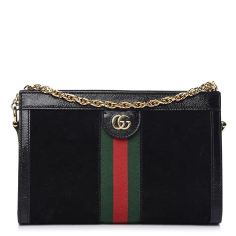 gucci bags women green suede|gucci small shoulder bag black.